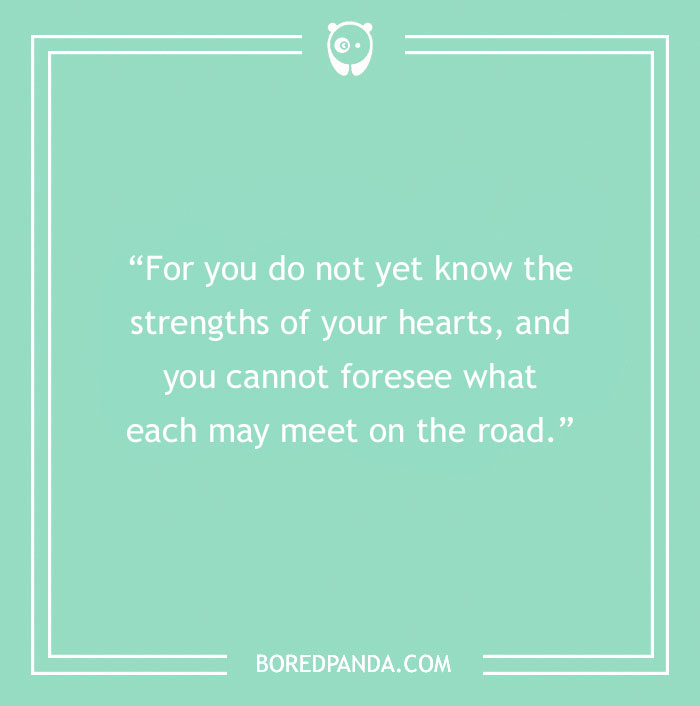 Tolkien quote about strength