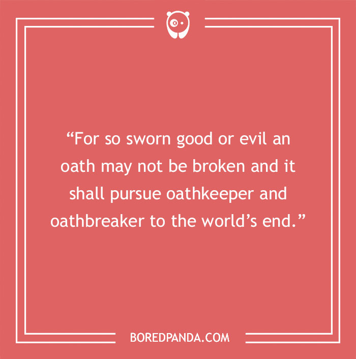 Tolkien quote about good and evil