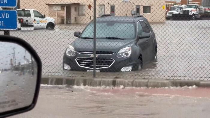 Earthquake And Storm Hit California, People Are Forced To Climb Trees To Escape Floodwaters And Mudslides Earthquake And Storm Hit California, People Are Forced To Climb Trees To Escape Floodwaters And Mudslides