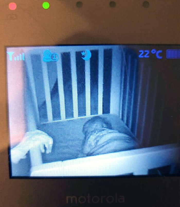  Just Me And The Baby At Home, I Looked At The Baby Monitor And Had A Heart Attack