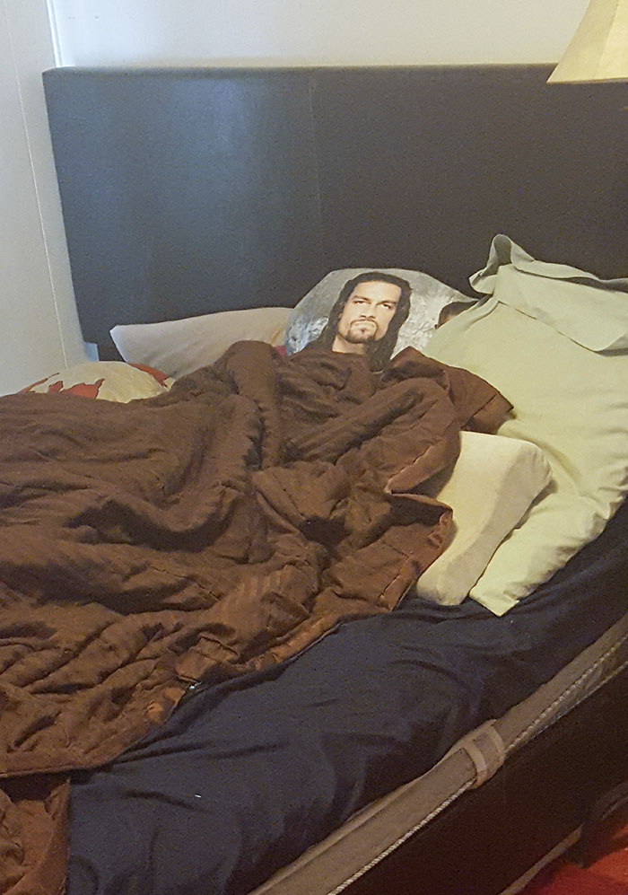 Just Had A Heart Attack At Home Alone (My Wife's Roman Reigns Pillow Case)