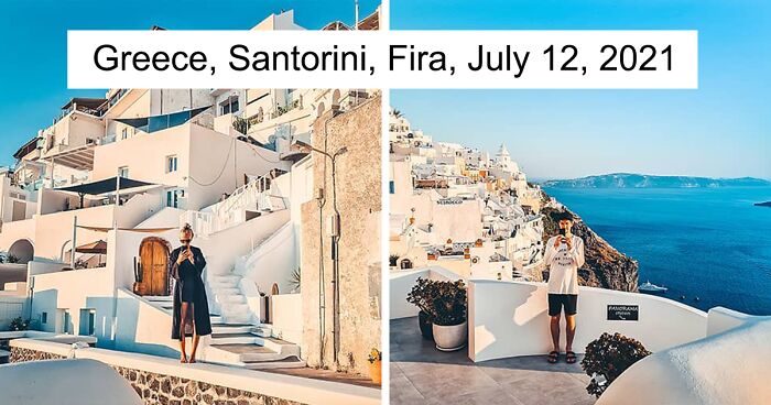 This Couple Captures Their Travel Memories In A Really Unique Way (30 Pics)