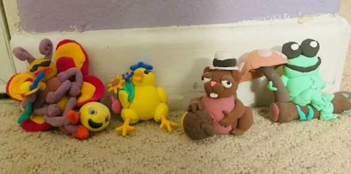 I'm Not That Good At Art But I Made These Little Clay Guys. What Should I Name Them?
