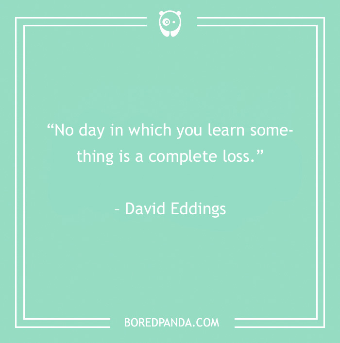 no learning day is not loss day quote