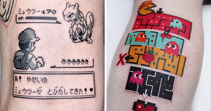 102 Video Game Tattoos Perfect For Every Hardcore Gamer
