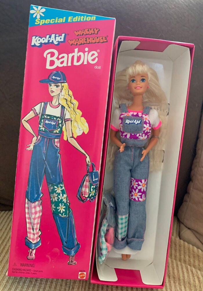 Special Edition 1995 Kool-Aid Wacky Warehouse Barbie Doll