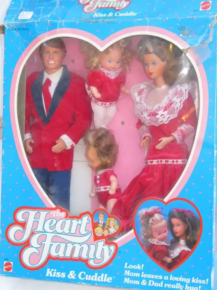 The Heart Family Barbie Kiss & Cuddle Set 1986