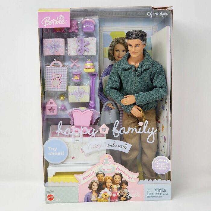 Barbie Happy Family Neighborhood Grandpa Doll