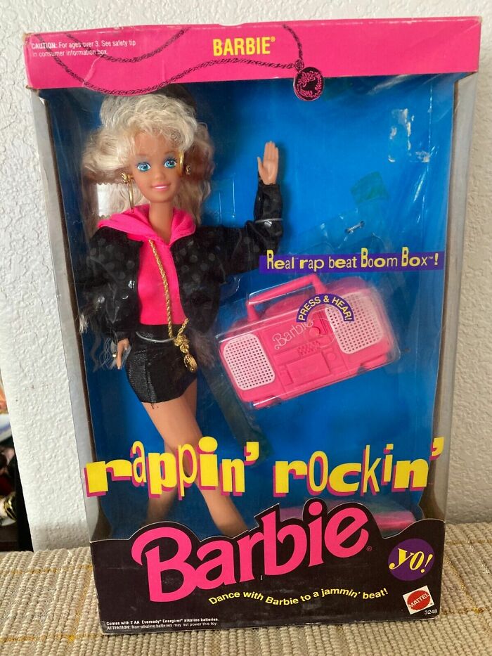 Rappin' Rockin' Barbie Doll 1991
