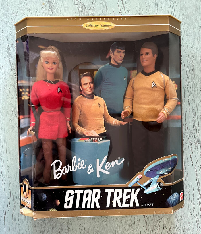 Barbie And Ken Star Trek 1996 30th Anniversary Dolls Gift Set