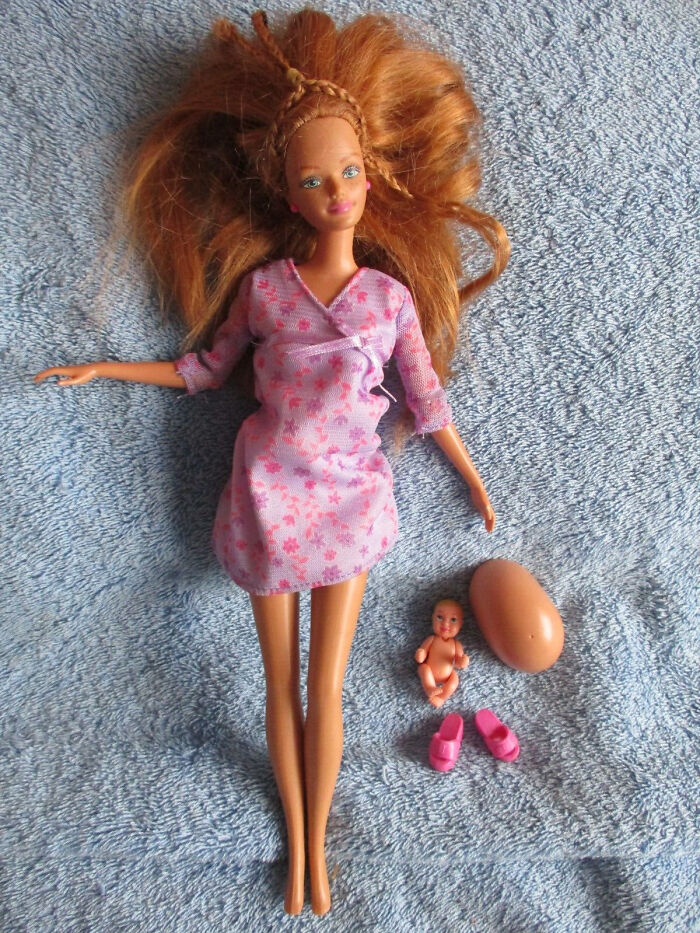 Midge Pregnant Doll With Magnetic Baby Bump And Newborn Infant