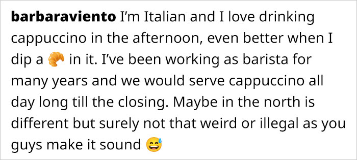 This Italian Woman Expressively Explains Why It’s Inappropriate To Have A Cappuccino After Lunch This Italian Woman Expressively Explains Why It’s Inappropriate To Have A Cappuccino After Lunch