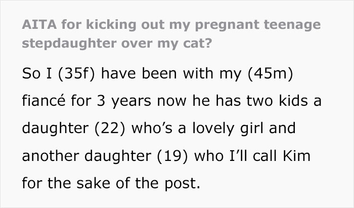 Woman Chooses Her Elderly Cat Over Fiancé And His Pregnant Daughter, Gets Full Support Online Woman Chooses Her Elderly Cat Over Fiancé And His Pregnant Daughter, Gets Full Support Online