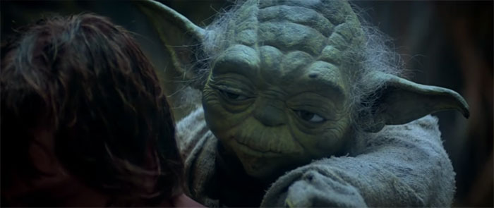 Yoda talking