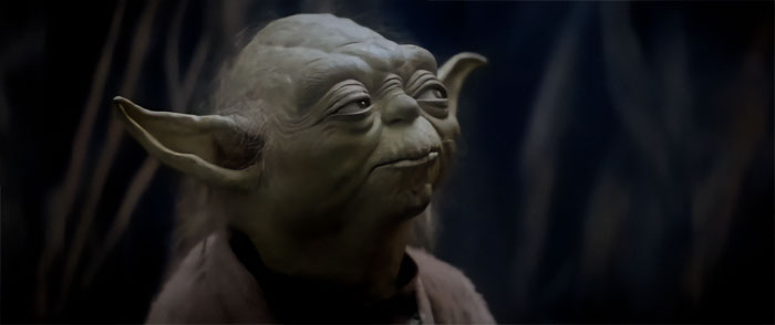 Yoda looking thoughtful