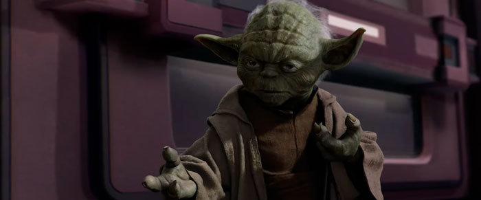 Yoda talking