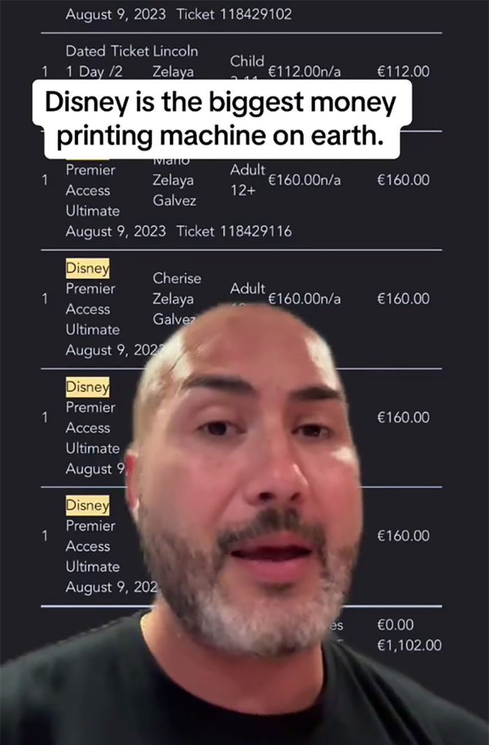 Angry Dad Shares What He Spent On Disneyland, Warns Others To Never Go Angry Dad Shares What He Spent On Disneyland, Warns Others To Never Go