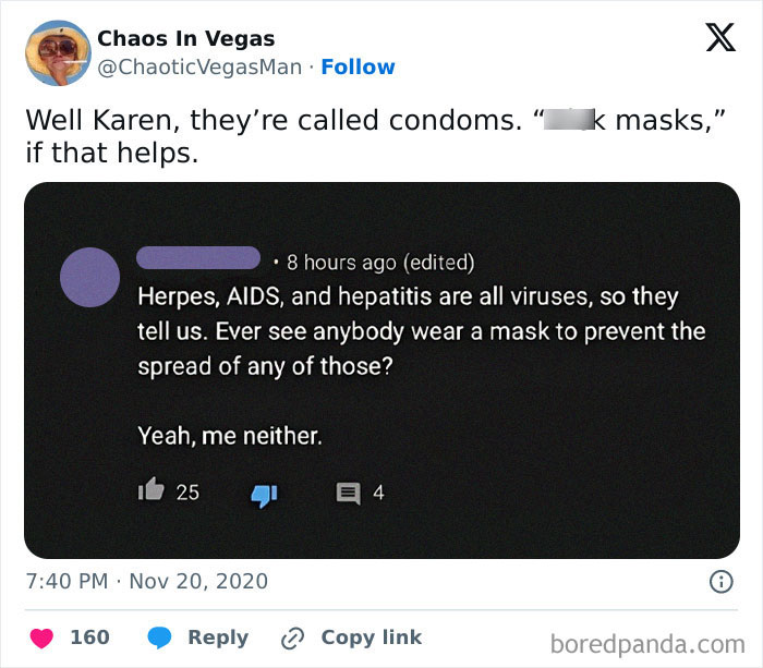 Karen Never Heard Of Condom