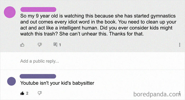 How Dare You Curse In A Video I Allowed My Child Access To!
