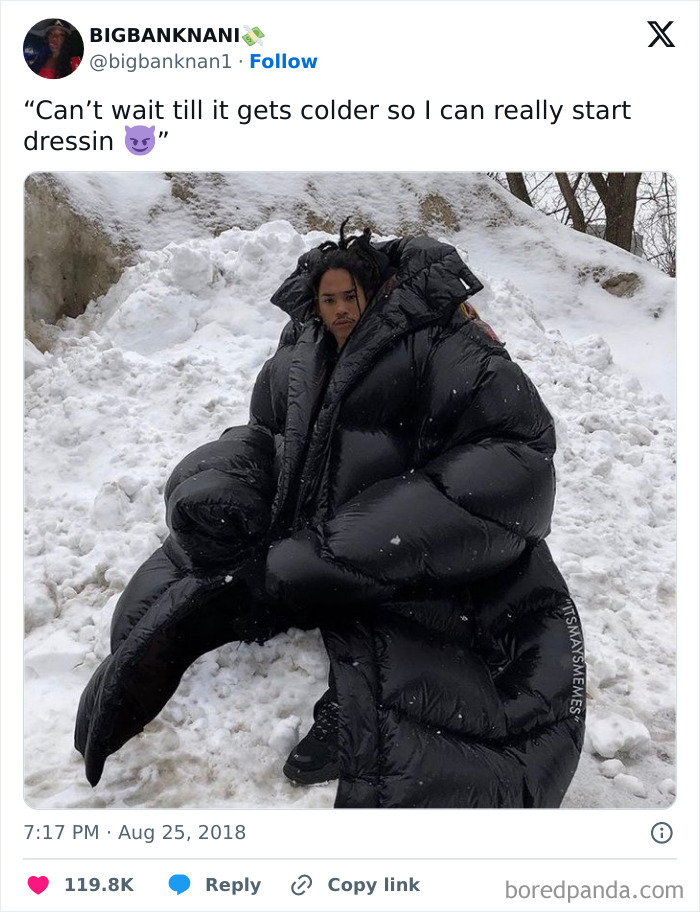 Big Coat winter meme 
