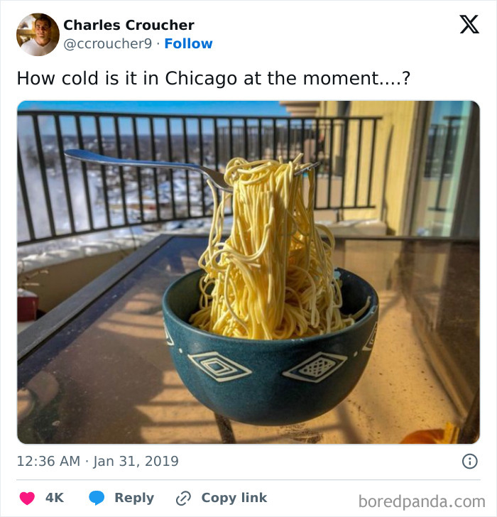 Frozen Pasta in a bowl meme