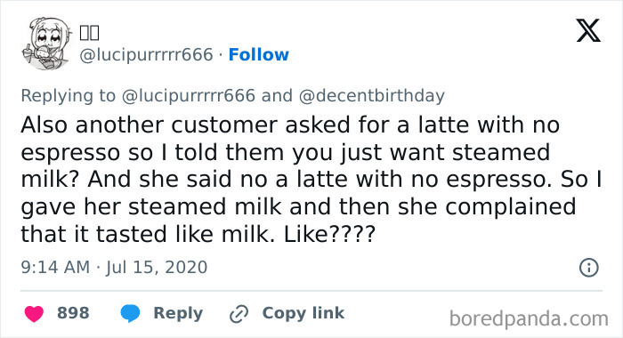 Did These People Not Know What Decaf Was Or Something?