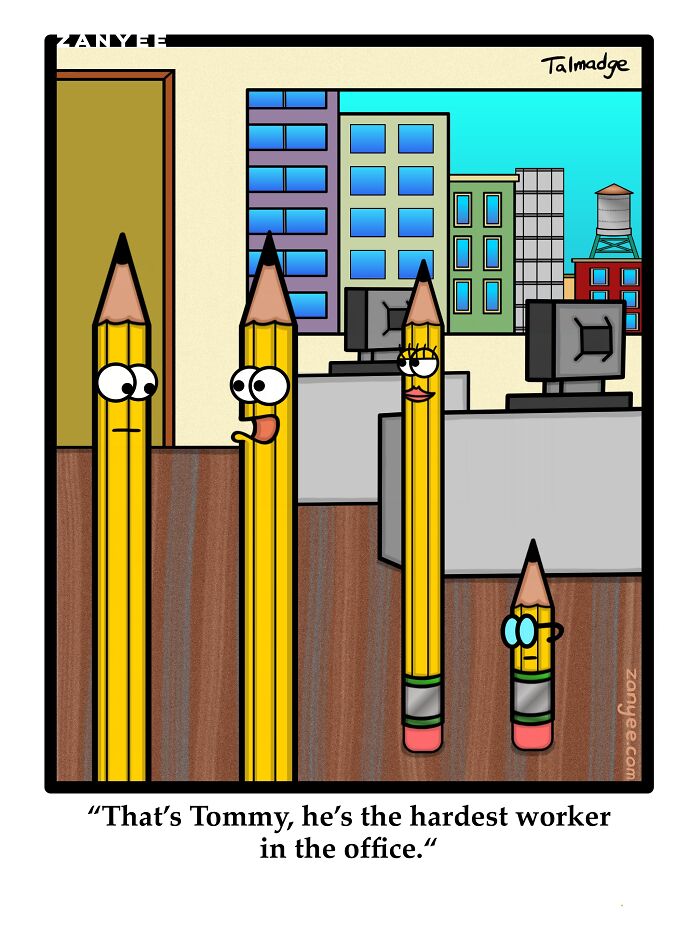 Pencils in the office
