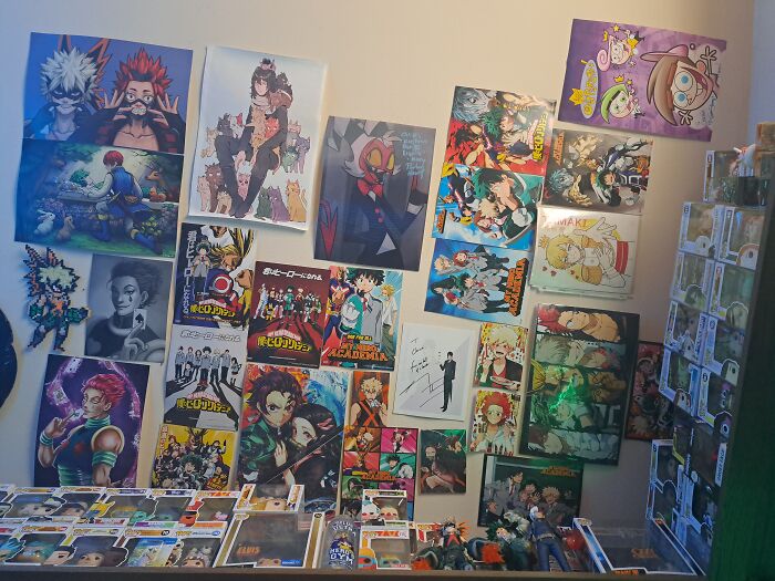 It's Not A Shelf, But My Posters On The Ceiling