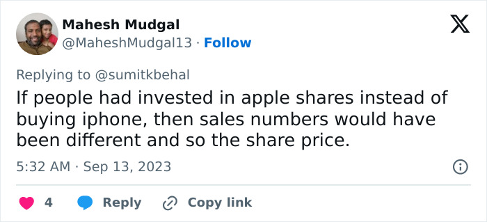 Man Works Out How Much Money You Could've Made Buying Apple Shares Instead Of New iPhones Man Works Out How Much Money You Could've Made Buying Apple Shares Instead Of New iPhones
