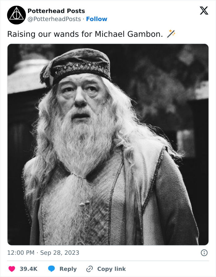 Daniel Radcliffe, JK Rowling And Other Celebs Pay Moving Tributes To Dumbledore Star Michael Gambon Daniel Radcliffe, JK Rowling And Other Celebs Pay Moving Tributes To Dumbledore Star Michael Gambon