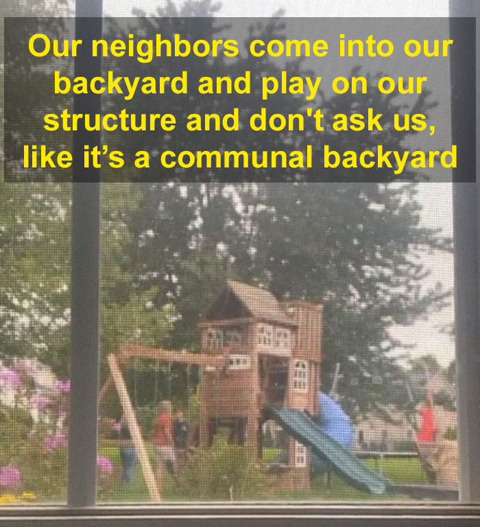 Neighborhood Treats Woman’s Backyard As Everyone’s Property, She Asks The Internet For Advice
