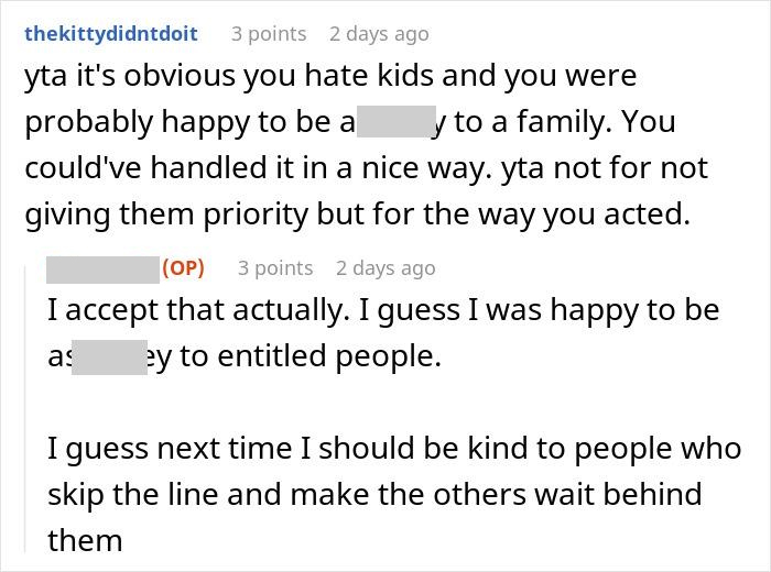 Airport Worker Serves Up A Dose Of Reality To Over-Entitled Family Cutting In Line Airport Worker Serves Up A Dose Of Reality To Over-Entitled Family Cutting In Line