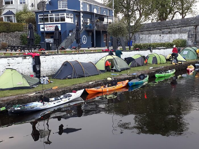 3 Day Kayak Camping In Ireland, Camped Next To A Pub!