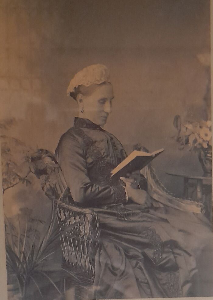 Photo Of A Great-Great-Great Aunt. Victorian I Imagine By Her Dress