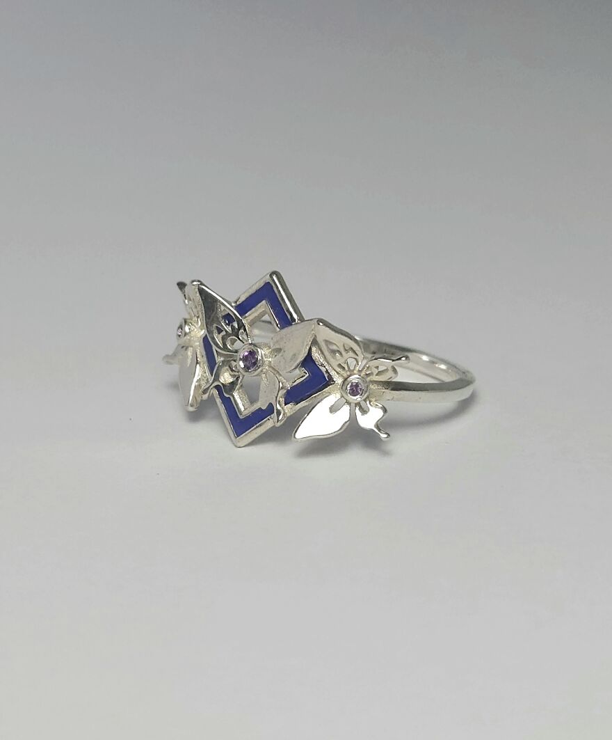 A Collection Of Honkai Starrail And Genshin Impact Inspired Jewelry, Nails, And Fanart Made By Geek Artists.