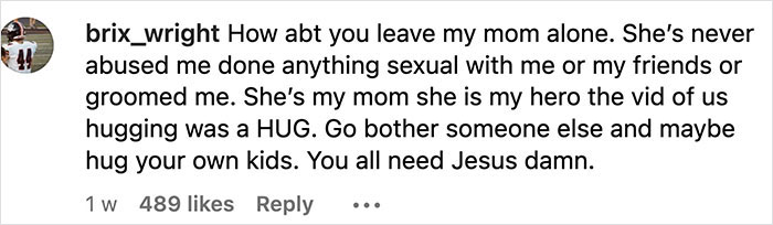 Proud Mom Claps Back After Photo Of Her Hugging Son Post-Game Raises Eyebrows Proud Mom Claps Back After Photo Of Her Hugging Son Post-Game Raises Eyebrows