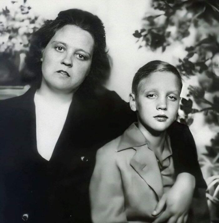 Elvis And His Mother Gladys