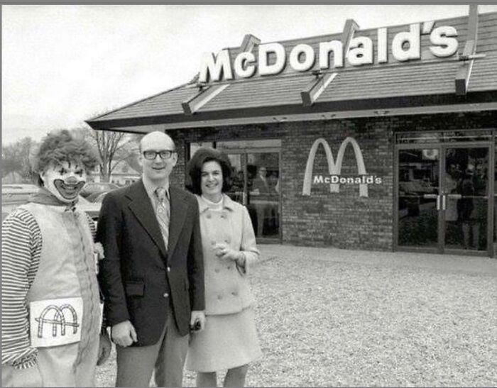 The Original Ronald Mcdonald Photographed Here In The 1970s. You’re Welcome. Sweet Dreams