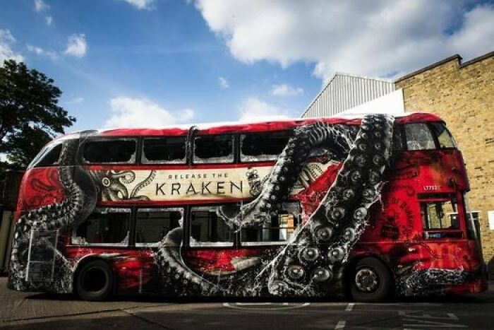 Great Bus Advertising. Incredible Attention To Detail. Perfectly Executed