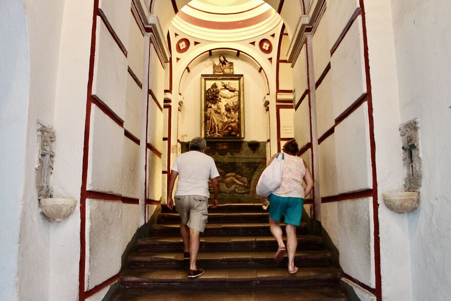 Stairs To The Church