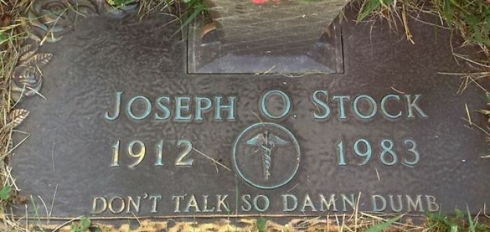 My Great Grandfathers Headstone. I Have Never Met Him, But I Wish I Had