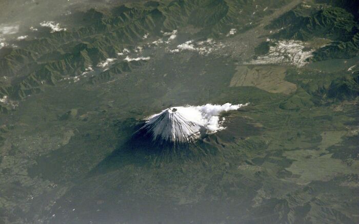 Mt. Fuji From The International Space Station