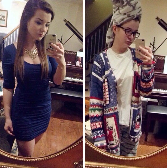 Girls Going Out vs. Staying At Home