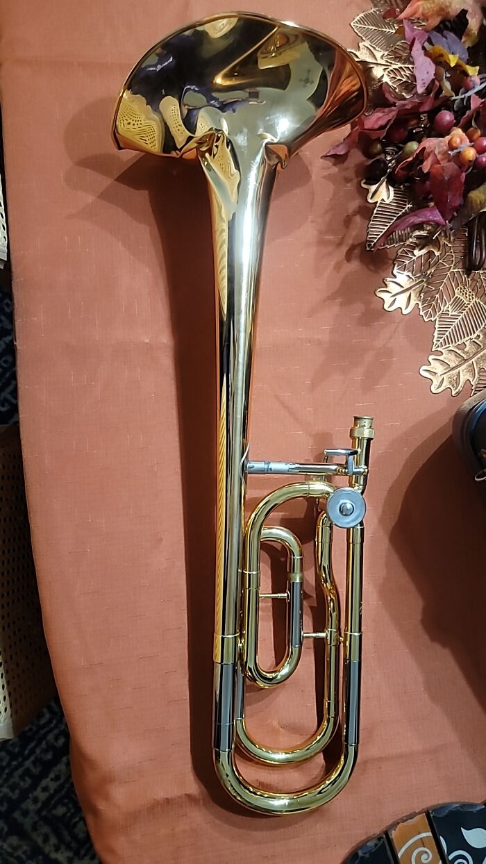 My Trombone After My Friend Jumped On It