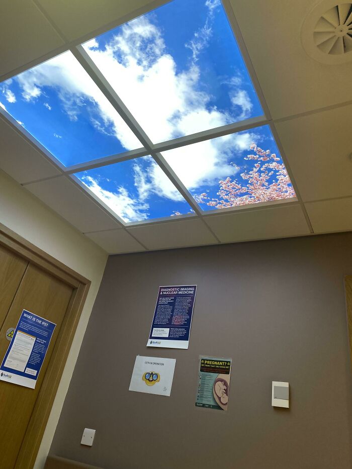 My Hospital Has A Fake LED Window On Its Ceiling