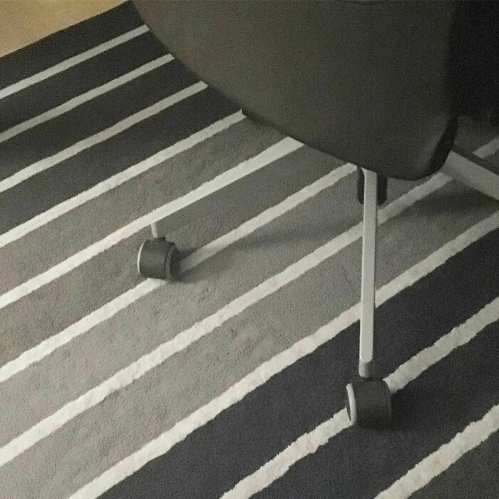 This Chair Leg Blends In Very Well