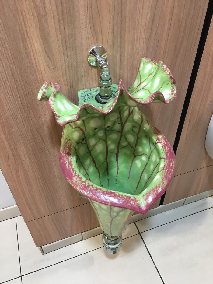 My Local Garden Centre Has Urinals Shaped As Plants