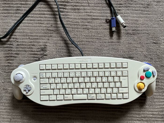 My GameCube Controller That Has A Built-In Keyboard