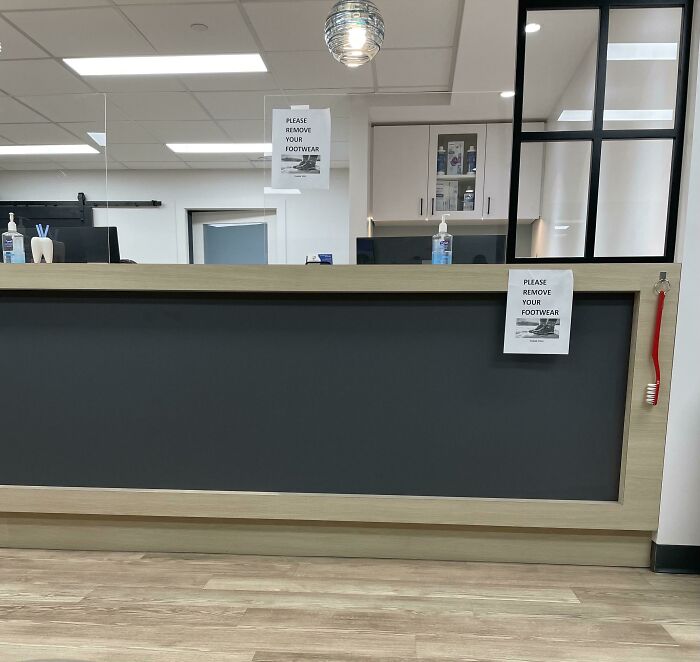 My Dentist's Office Is Shoes-Free