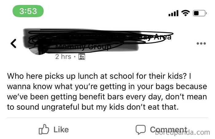 Local Mom Complaining About The Free Breakfast And Lunch Schools Are Giving Away Because Of Covid19. Says That She’s Going To Email The School And Complain